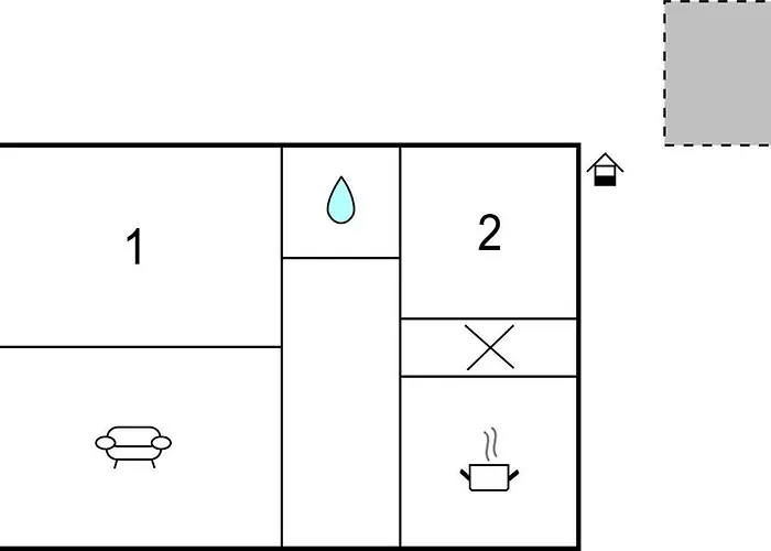 Two-bedroom In Feriehus